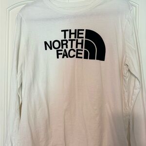 The North Face White Long Sleeve Tee